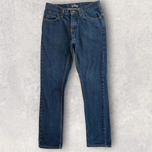 FreeWorld Men’s Jeans - Distressed Medium Wash Skinny Blue Jeans